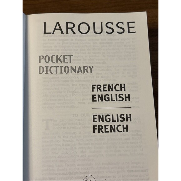 Larousse Concise French/English Dictionary by Larousse Staff (1999) - Picture 10 of 10